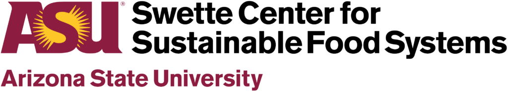 Swette Center for Sustainable Food Systems. Arizona State University logo