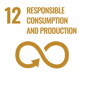 Icon for Responsible Consumption and Production showing a figure 8 loop.