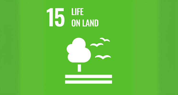Logo for Sustainable Development Goal 15 Life on Land