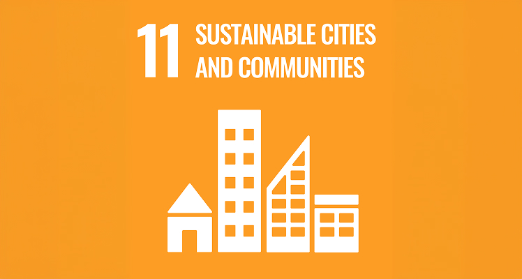 Logo for Sustainable Development Goal 11 Sustainable Cities and Communities
